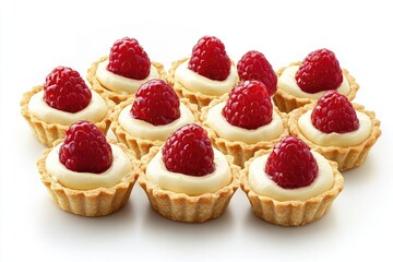 Mini Raspberry and Mascarpone Tarts.