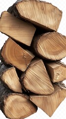 Fototapeta premium pile of firewood