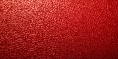 Fototapeta premium Red Full Grain Leather Texture: Minimalist Background for Design Projects