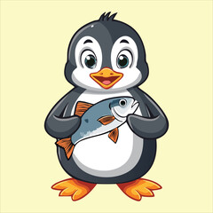 Fototapeta premium A superhero penguin 