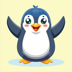 A superhero penguin 