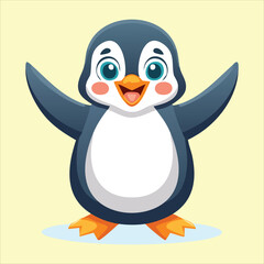 A superhero penguin 