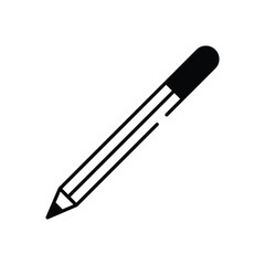 Eyebrow Pencil vector icon stock illustration