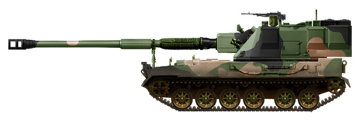 AHS-Krab-T-72 (A variant of the AHS Krab self-propelled gun, based on the chassis of the T-72 tank)