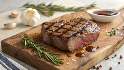 Fototapeta premium roast beef with rosemary