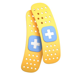 3D Medical Bandage Icon