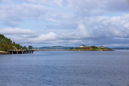 Steinvikholmen -  Insel Kirchenburg Norwegen 