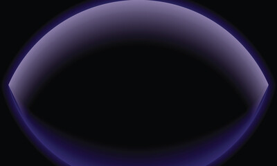 A futuristic, sleek, and mysterious design featuring a dark, glossy, and slightly transparent sphere with a smooth gradient from deep black at the centre to dark purple around the edges