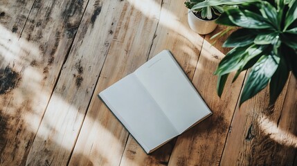 A White Hardcover Book Laying Flat Open On A Clea E2ea15b9-6 1819