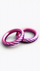 Naklejka premium pink rubber bands