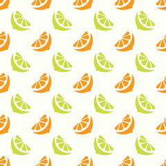 orange seamless pattern for background, decoration, fabric motif, product packaging, texture, wallpaper