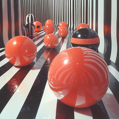 3d shapes abstract 