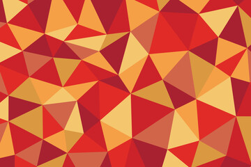 Polygonal rainbow mosaic background. Abstract low poly vector illustration. Triangular pattern in halftone style. Template geometric business design with triangle for poster, banner, card, flyer.