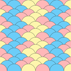 pastel wave Seamless pattern . geometric design elements for a decorative and vintage look