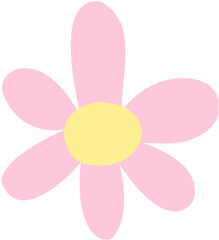 A small of flower in cute pastel color