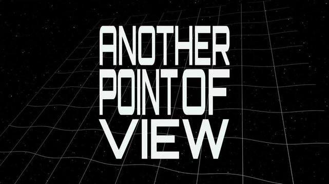 Animated another point of view quote text