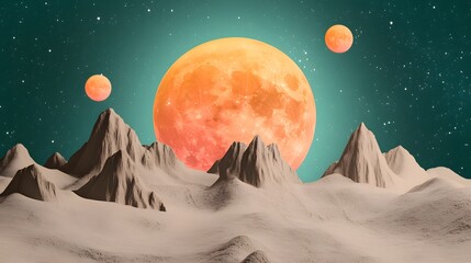 A retro-futuristic AI art generator creating vintage-inspired sci-fi book covers