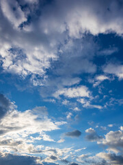 The sky is blue with a few clouds scattered throughout