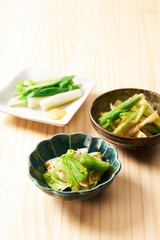 山菜　うるい　料理イメージ