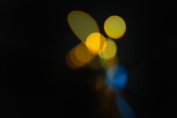 Background of a blurry night highway