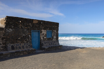 Architecture in the small village of Puertito de Los Molinos on Fuerteventura island.