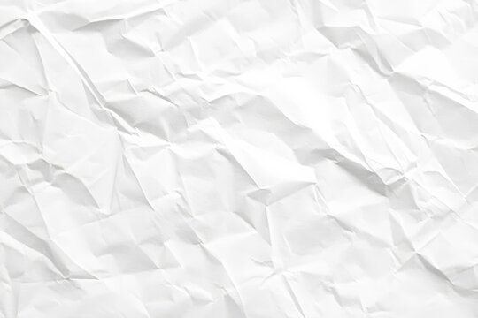 White Crumpled Paper Texture Abstract Background, Monochrome, High Resolution, Grey scale, Texture texture, background