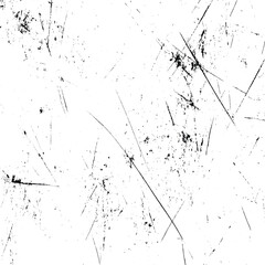 grunge texture grainy scratched and stained overlay texture, old and distressed grainy dot scratched texture, The black and white surface is covered with scratches and grainy overlay grunge effects.