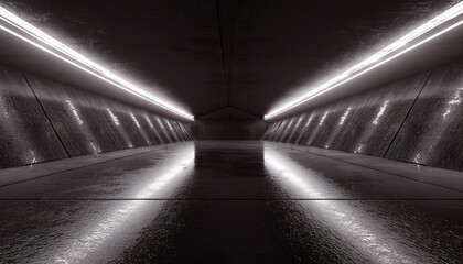 Fototapeta premium dark tunnel with light
