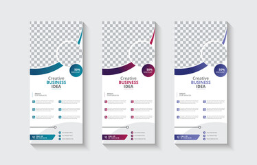 Corporate Roll-Up Banner Design pull-up banner and x banner,