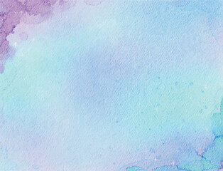 abstract blue watercolor background with watercolor splashes
