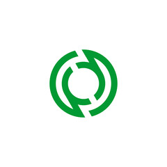 Green Circular Abstract Logo