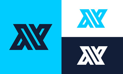 Monogram N or NZ italic.