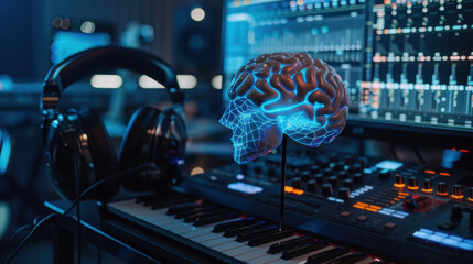 AI Music Composition: AI technology that crafts music based on the listener's emotional state, providing personalized and emotionally aligned compositions.
