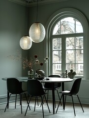 modern dining room