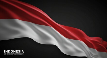 Naklejka premium Collection of Indonesian Flag Illustrations in Various Forms and Backgrounds