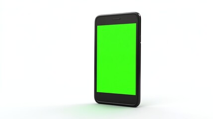 Smartphone Mockup with Green Screen for Application or Website Promotion