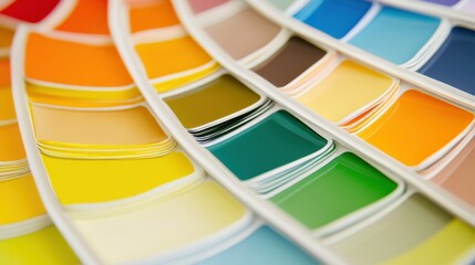 Paint palette: Paint palettes organize and mix colors.