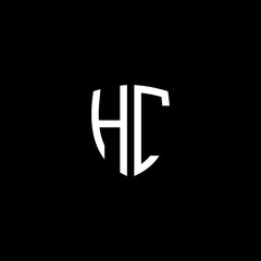 HC Monogram Logo Shield Design