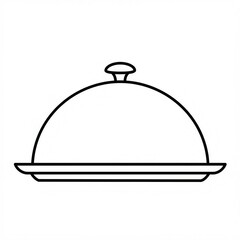 Obraz premium kitchen cap sketch 