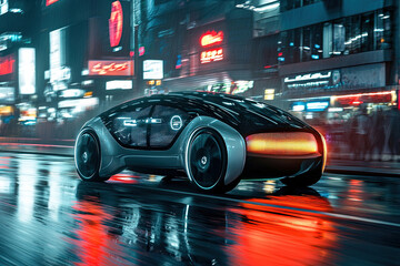 The Future of Mobility: Autonomous Car in Motion