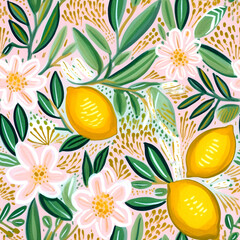 Seamless pattern digital paper