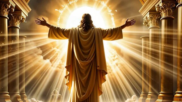 Jesus Christ in Celestial Sanctuary pleading for us 4K