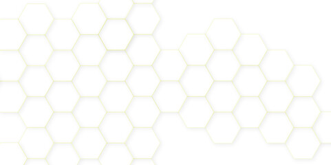 Abstract Vector seamless 3d creative white hexagons backdrop background. geometric white grid emboss hexagonal background, technology mesh cell seamless pattern.