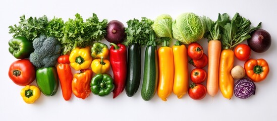 Vibrant Rainbow of Fresh Vegetables