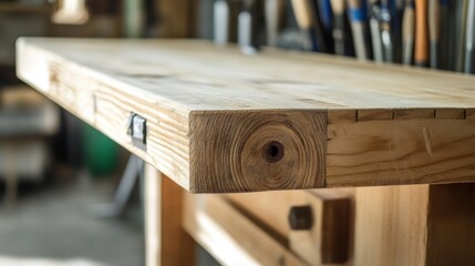 Workbench: Workbenches provide stable surfaces for projects.
