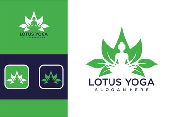 Lotus Yoga Logo Variations Design