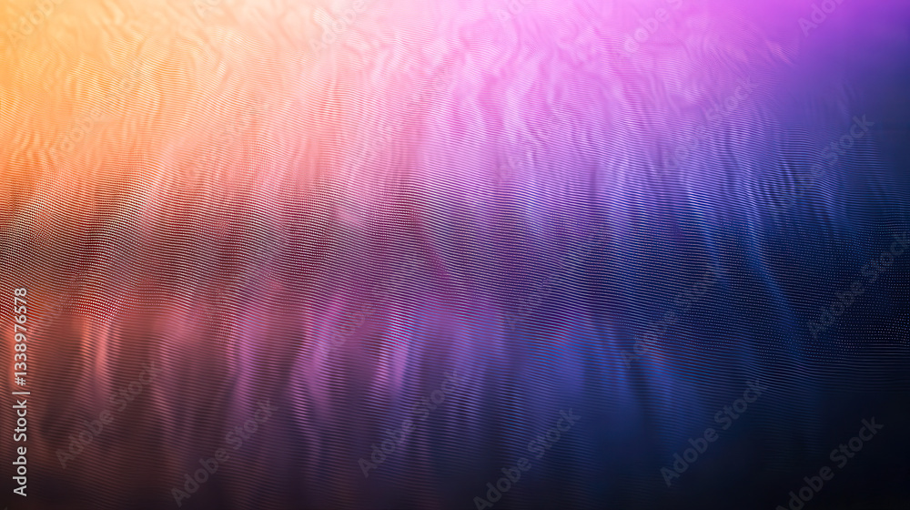 Poster Soft pastel colors blend seamlessly in an abstract representation, creating a smooth gradient of twilight shades that evoke calm and tranquility