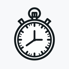 Classic stopwatch displaying time, precision and urgency