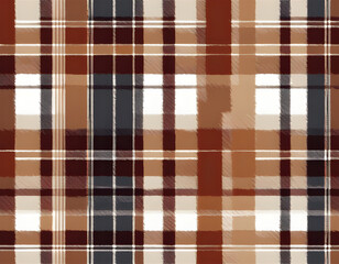 Plaid pattern vector. Check fabric texture. Seamless textile design for clothes, paper print or web background.