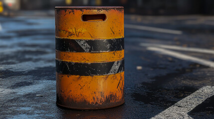 Road Construction Barrel.